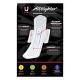 thumbnail image 6 of U by Kotex AllNighter Overnight Pads with Wings, Ultra Thin, 24 Count, 6 of 8