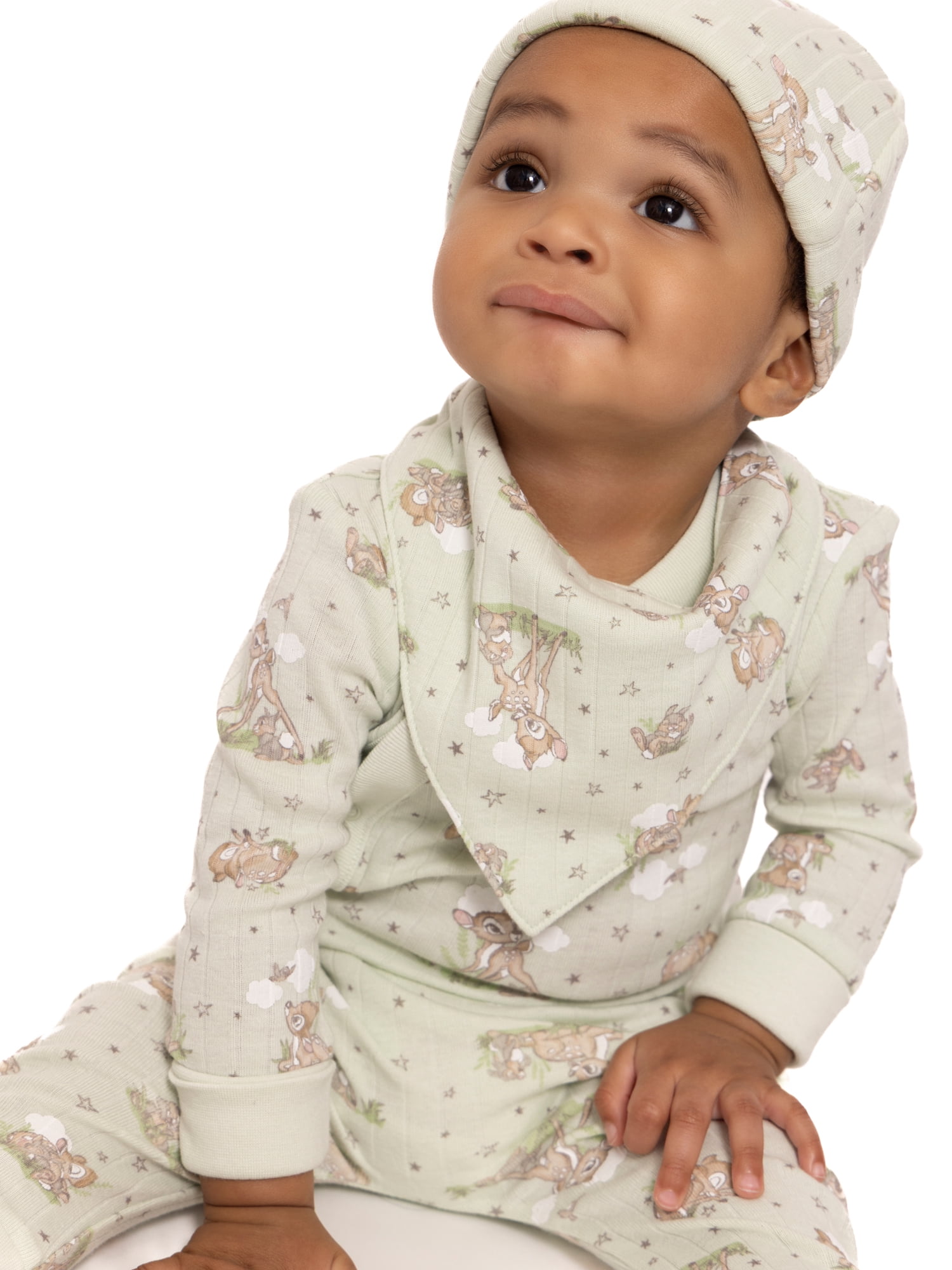 Disney Baby Wishes and Dreams Character Baby Allover Print Take Me Home Set, 4-Piece, Sizes Preemie-6/9 Months