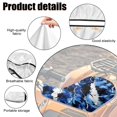thumbnail image 6 of Uorisanigo Universal ATV Seat Covers Blue Marble Print Four Wheeler Seat Cover Waterproof Protection Accessories Compatible with Most ATV for Sportsman, Rancher, Foreman, Scrambler, 6 of 7