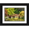 thumbnail image 1 of Murdock, Ramona 14x11 Black Ornate Wood Framed with Double Matting Museum Art Print Titled - Serenity Bridge II, 1 of 4