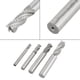 thumbnail image 5 of Fresa de extremo, 4 piezas 4 flautas HSS Fresa de extremo HSS Broca de enrutador Rendimiento confiable NikouMX herramienta, 5 of 8