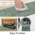 thumbnail image 2 of Stair Treads Non Slip Green 8"x30" Carpet Stair Treads for Wooden Steps, Rubber Backing Stair Runner Washable Safety Carpet for Stairs, Indoor Staircase Step Treads for Kids Elder Dogs, 2 of 6