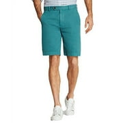 New Brooks Brothers Mens Garment-Dyed 10" Green Teal Bermuda Shorts (36)