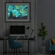 thumbnail image 4 of Cuadros Decorativos Pintura de diamante luminoso redondo completo regalo de imagen de pared de diamantes de imitación de noche estrellada Tmvgtek embutido en tela, 4 of 9