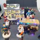 thumbnail image 5 of Edificio muy iluminado, casa de Papá Noel para Navidad, coche, pueblo, vacaciones, garaje, decoración, Griswold Villa, hogar, figuras de escritorio, 5 of 5