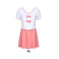 thumbnail image 4 of Naiovety Traje de baño para adolescentes Estilo de moda y tela cómoda disponible en vestido de varios colores Traje de baño naranja blanco SG, 4 of 6