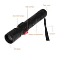 thumbnail image 4 of Soidarity Linterna LED USB, luz de mano, lámpara telescópica, suministros de emergencia, luces nocturnas, antorcha recargable para correr al Ropa Deportiva, Zapatos, 4 of 6