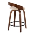thumbnail image 6 of Grotto Counter Stools for Kitchen Counter in Faux Leather, Counter Height Chairs, Bar Stools Set of 2, Counter Height Chairs, Bar Stools For Kitchen Island, 6 of 6
