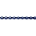 thumbnail image 3 of (2 pack) Fellowes Plastic Combs, Round Back, 1/4" 20 sheets Navy 100 pk, 3 of 5