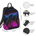 thumbnail image 2 of Balery Futuristic Purple Panther A、 Mochila ligera para hombre y mujer: duradera e impermeable, ideal para la escuela, el trabajo, viajes y uso diario., 2 of 7
