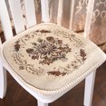 thumbnail image 1 of Cojines de silla de cocina de estilo europeo, cojín de asiento floral con corbata, lavable, interior, comedor, cocina, oficina 43 * 42 cm JAMW Sencillez, 1 of 5