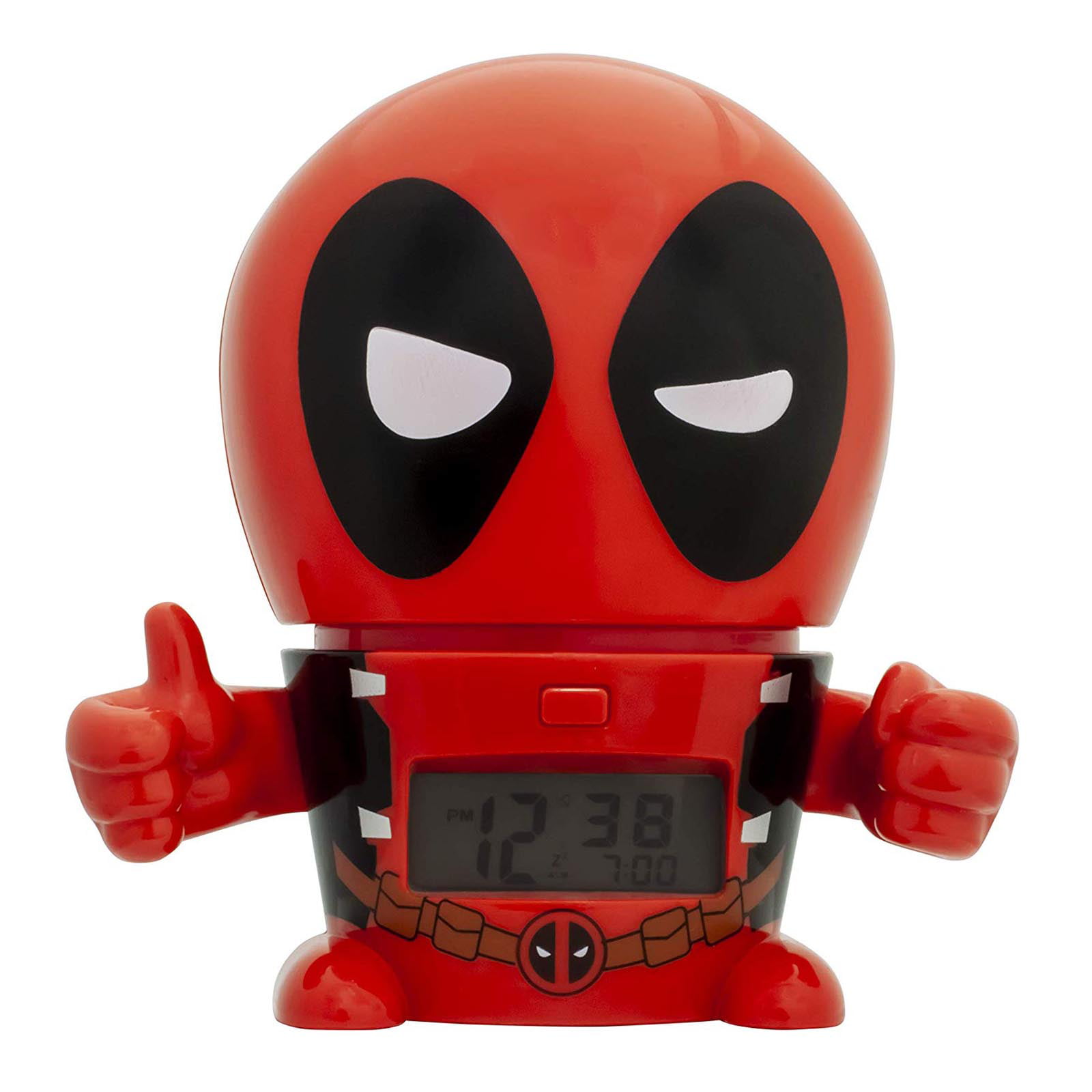 Marvel Bulb Botz Deadpool Night Light Alarm Clock