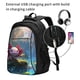 thumbnail image 2 of Balery Pond Cute Axolotl Mochila con carga USB para hombre y mujer - Mochila impermeable y antirrobo para portátil con puerto USB para viajes, trabajo, estudios y universidad, 2 of 7