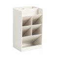 thumbnail image 2 of Modern Slanted Design Pen Holder Large Capacity 5 Compartments Pen Case for School and Office, 2 of 7