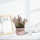 thumbnail image 5 of Plantas Artificiales De Plástico En Maceta Mini flor artificial rosa en maceta, pequeña planta de estilo floral para decoración del hogar y accesorios de fotografía (1 unidad) JASKFLY, 5 of 8