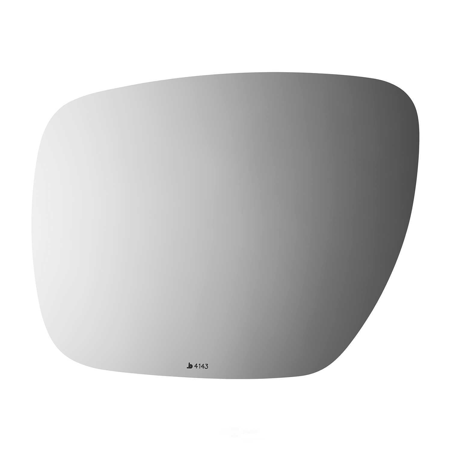 Burco Side View Mirror Replacement Glass - Clear Glass - 4143