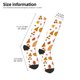 thumbnail image 2 of Fotbe Fall Gnomes Harvest Calcetas Divertidas Estampadas para Hombre y Mujer, Calcetas de Algodón hasta la Rodilla para Caminar, Correr, Enfermería y Embarazo, 2 of 6