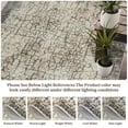 thumbnail image 3 of Assaile 5*7 ft Abstract Washable Indoor Area Rug for Living Room Bedroom Camel, 3 of 5