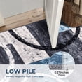 thumbnail image 6 of MJIAexp 2'x6' Abstract Kitchen Runner Rug,Indoor Boho Machine Washable Hallway Runner Rug Non-Slip Entryway Runner Laundry Rug Throw Carpet for Living Room Dining Room Hallway Kitchen Light Blue, 6 of 7