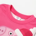 thumbnail image 5 of Peppa Pig Girls Sweatshirt Pink Christmas Graphic Crewneck Long Sleeve Pullover Top Toddler Kids 3T, 5 of 7