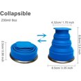 thumbnail image 2 of Taza de Silicona Plegable para Camping CHAO Paquete de 4, 2 of 5