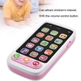 thumbnail image 3 of Zerodis Juguete de Teléfono móvil, ni?os Educación temprana Aprender inglés Multifuncional,jugeute Telefono Musical para más de 1 a?os(Pink) Ecomeon no, 3 of 6