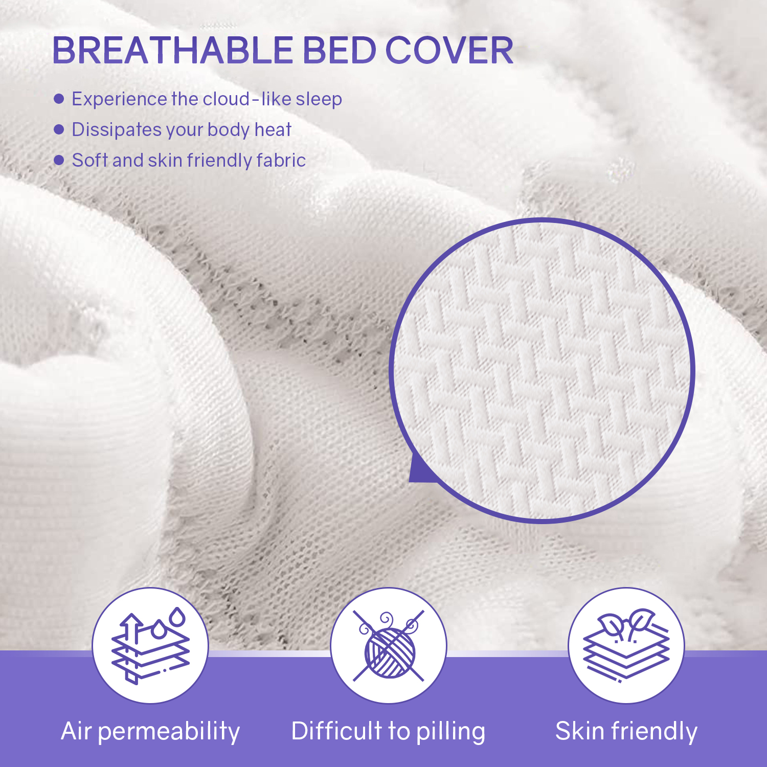 PayLessHere 6 Inch King Green Tea Memory Foam Mattress,White
