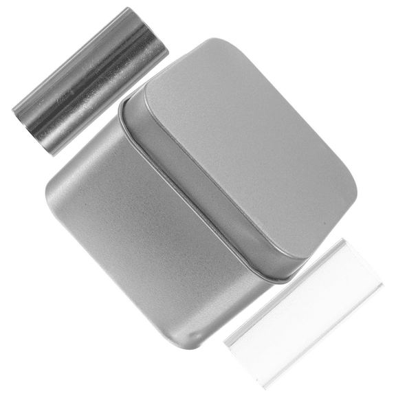Guitar Slide Ring Set Accessories for Instrument Stainless Steel Silver 2pcs