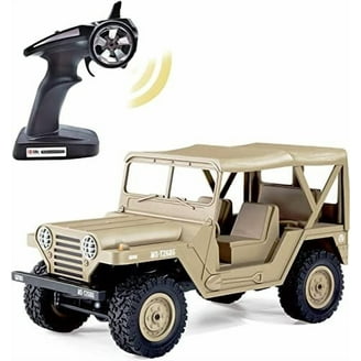 Heng Long 2.4Ghz RC 1/14 Scale M151 Jeep Military Vehicle, 4WD