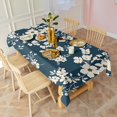 thumbnail image 4 of Pioneer Flower Floral Print Pattern Rectangle Tablecloth 60"x120",Waterproof Polyester Rectangle Table Cloth, Wipeable Spillproof Polyester Tablecloth for Dining, Camping, Indoor and Outdoor, 4 of 6