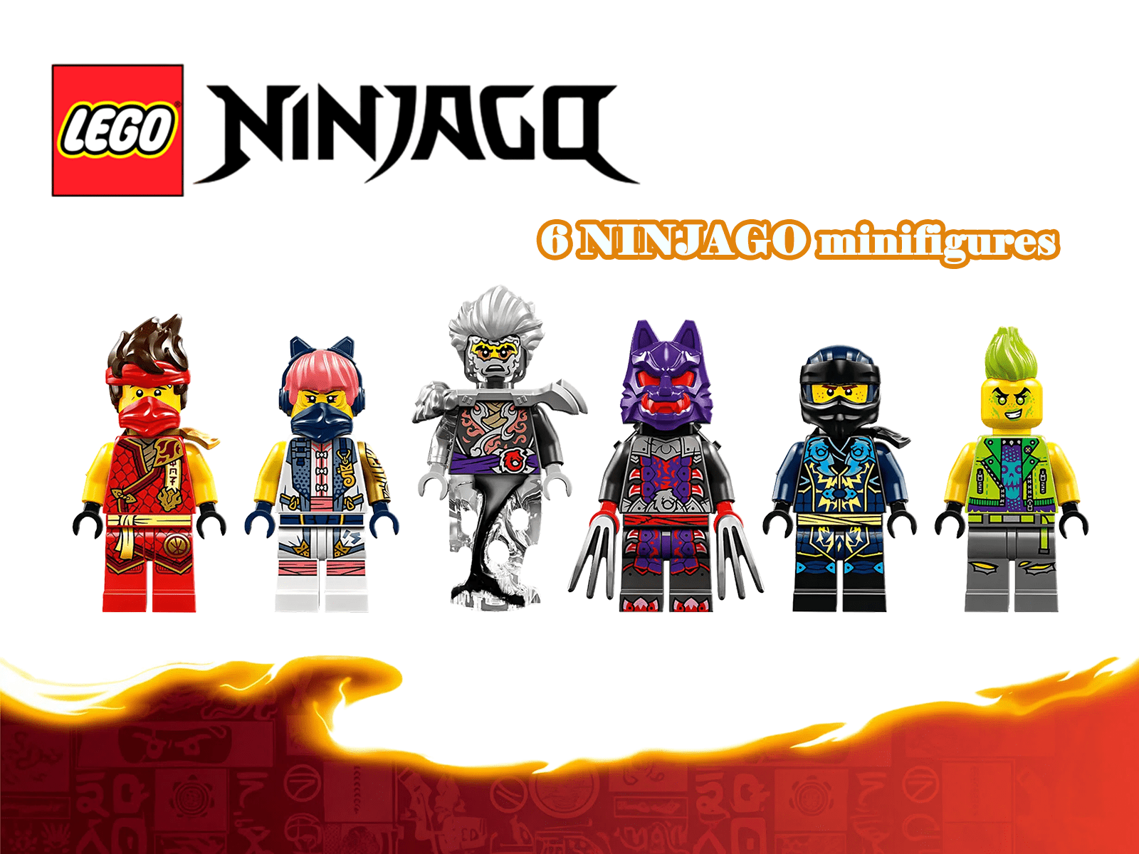 LEGO NINJAGO 71818 Tournament Battle Arena – 659 Piece Build