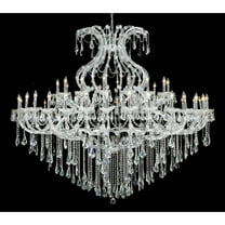 Elegant Lighting Maria Theresa 49 light Chrome Chandelier Clear Royal Cut Crystal
