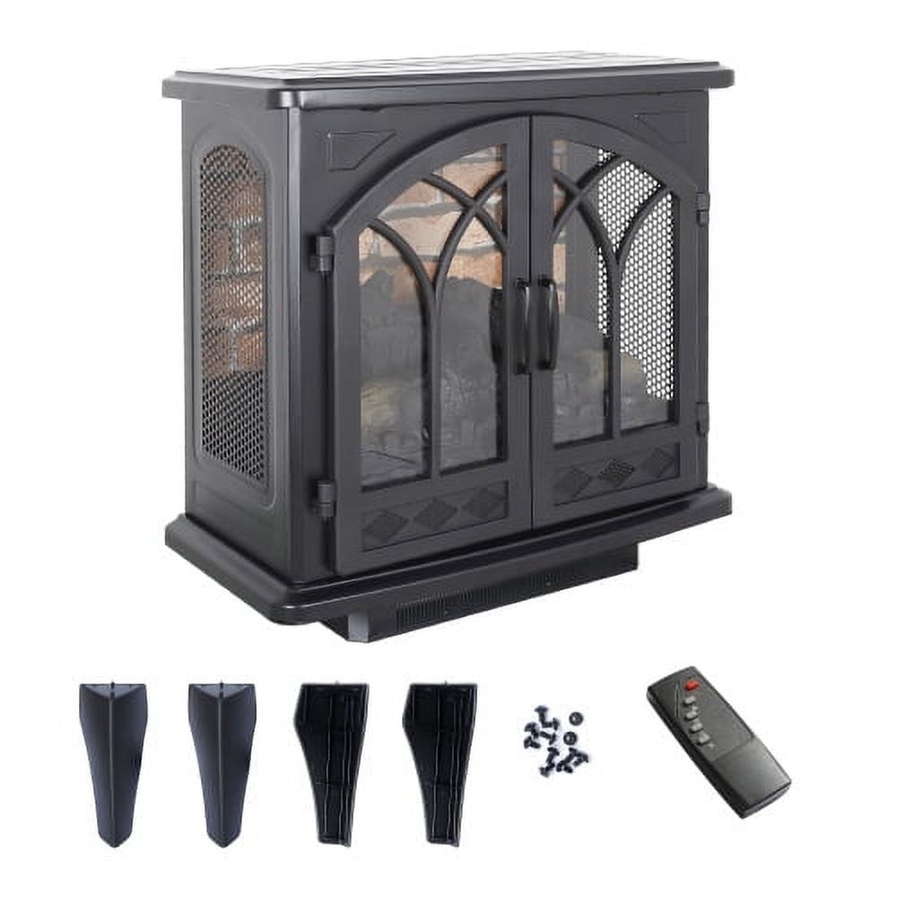 HestiNysus 24 inch 3D Infrared Electric Stove with remote control