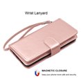 thumbnail image 6 of LG Stylo 6 Case, for LG Stylo 6 Wallet Case, Takfox PU Leather Mutiple ID Cash Credit Card Slots Holder Folio Flip Kickstand Detachable Magnetic Phone Case  Lanyard for LG Stylo 6/K71 Stylus-Rose Gold, 6 of 7