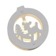 thumbnail image 2 of Xihbxyly Luces Led Navideñas de Madera con Forma de Copo de Nieve, Diseño de Casa Ahuecada, Funciona con Pilas, Crea Un Ambiente Cálido, Decoración para Interiores y Exteriores, Ideal para Fiestas o, 2 of 3