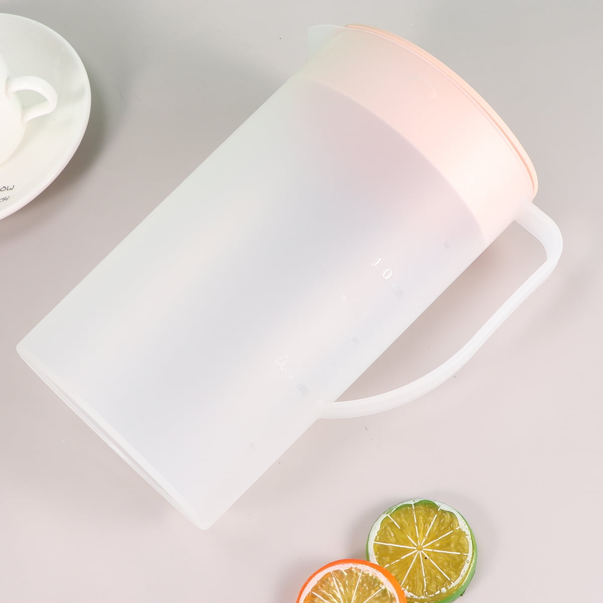 Frcolor Pitcher Lid Water Jug Juice Beverage Tea Pitchers Carafe Gallon Kettle Fridge Lemonade 2 Iced Cold Drink Drinks