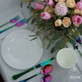 thumbnail image 6 of Elyon Tableware® 20-Piece Iridescence Rainbow Flatware Cutlery Set, Stainless Steel, Service For 4, 6 of 7