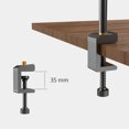thumbnail image 2 of Poste de lámpara de estante de escritorio - Estante de suspensión de almacenamiento plegable de bricolaje con soporte de luz, 2 of 3