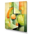 thumbnail image 2 of Designart "Watermelon Pattern in Green and Yellow III" Food & Beverage Canvas Wall Art - Traditional Green Melon Bedroom Canvas Wall Art, 2 of 6