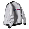 thumbnail image 3 of M-4XL fina para hombre, chaqueta de béisbol de manga larga, a prueba de viento, con cremallera, informal, para otoño, novedad de 2024, 3 of 5