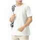 thumbnail image 4 of Camisetas de manga corta y cuello redondo para hombre, camisetas de entrenamiento, fitness, transpirables, elásticas, de color liso, para exteriores, de poliéster., 4 of 5