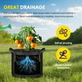 thumbnail image 6 of iPower Plant Grow Bag 10 Gallon 6-Pack Heavy Duty Fabric Pots,Thick Nonwoven Fabric Containers Aeration ,Black, 6 of 7
