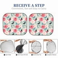 thumbnail image 6 of Kll Roses And Butterflies Windshield Sun Shade 2-Piece Foldable Car Front Window Sunshade For Most Sedans Suv Truck - Auto Sun Blocker Visor Protector Blocks Max Uv Rays - Medium, 6 of 7
