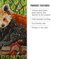 thumbnail image 3 of Red Panda, Mosaic Series Birch Wood Wall Sign (6x9 Rustic Home Decor, Ready to Hang Art), 3 of 5