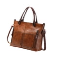 thumbnail image 4 of Bolso de hombro para mujer, regalos de moda, bolso cruzado informal para fiesta, trabajo al aire libre Marrón, 4 of 8