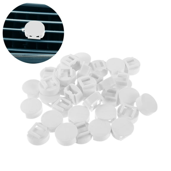 GOOHOCHY 60 Pcs Car Air Fresher Adapter Clip Base Car Scent Diffuser Clips Slot Automotive Outlet Vent Perfume Clips Holder For Car Air Vent Interior Decoration