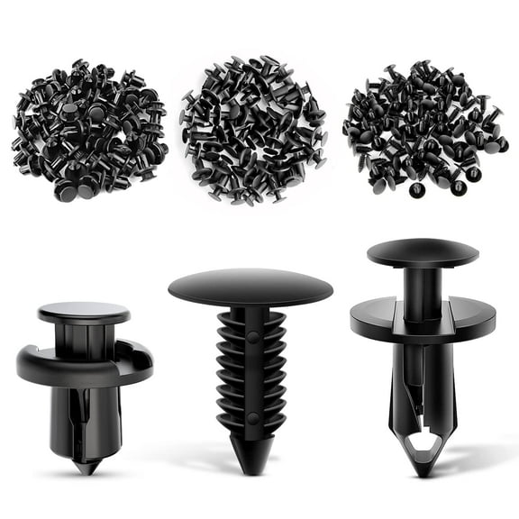 Nilight 100PCS Car Retainer Clips 7mm 8mm 10mm Nylon Push Expansion Screws Replacement Kit,Bumper Fastener Rivet Clips for Honda,Acura, GM,Ford,Chrysler