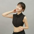 thumbnail image 4 of Camicover 2 pieces Fake Collar Detachable Dickey Collar Half Shirt Blouse Collar for Women, 4 of 8