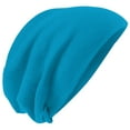 thumbnail image 1 of Mafoose Men's Slouch Beanie Neon Blue, 1 of 2