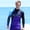 Purple/Teal, variant on Hyper Rashguard | Longsleeve UV Swim Shirt | Jettribe PWC Accessories